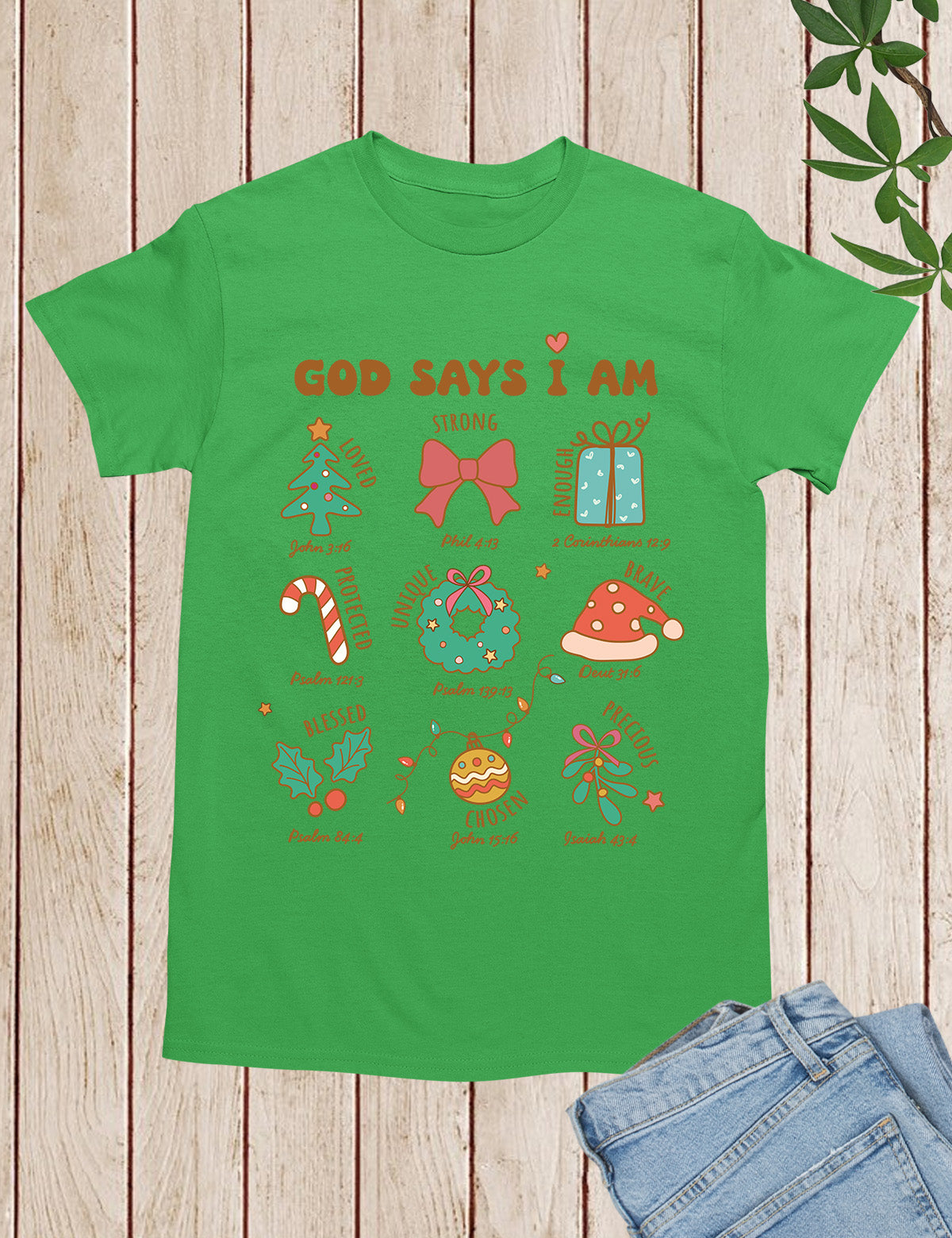 Jesus God Says I Am Christmas Christian Shirt