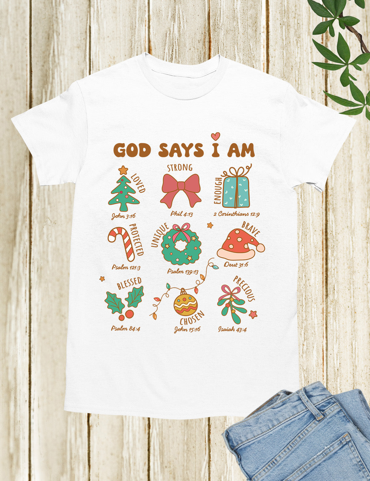 Jesus God Says I Am Christmas Christian Shirt