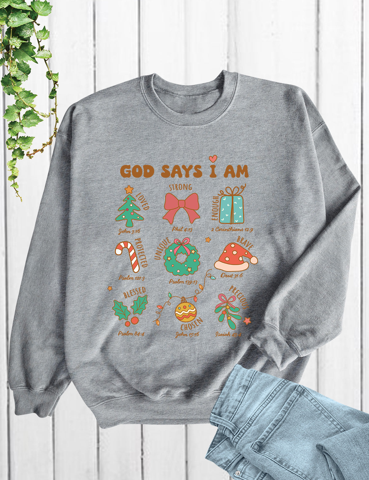 Jesus God Says I Am Christmas Christian Shirt