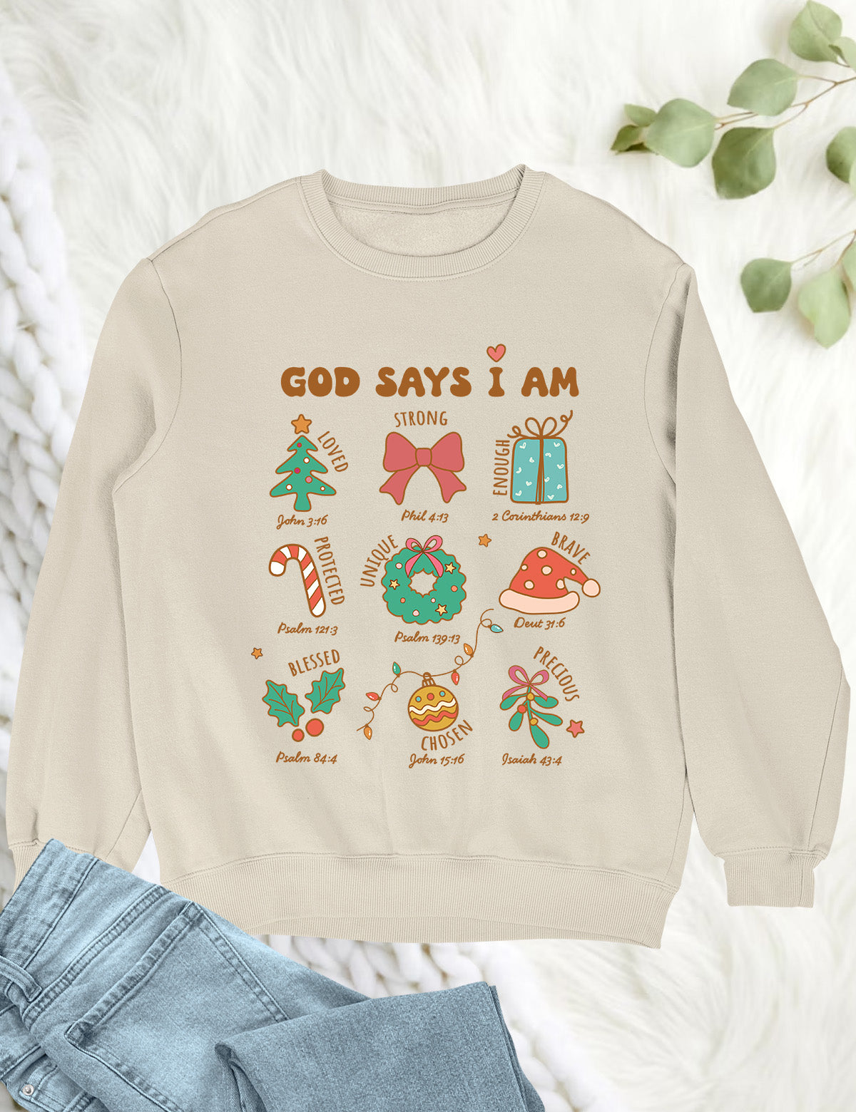 Jesus God Says I Am Christmas Christian Shirt