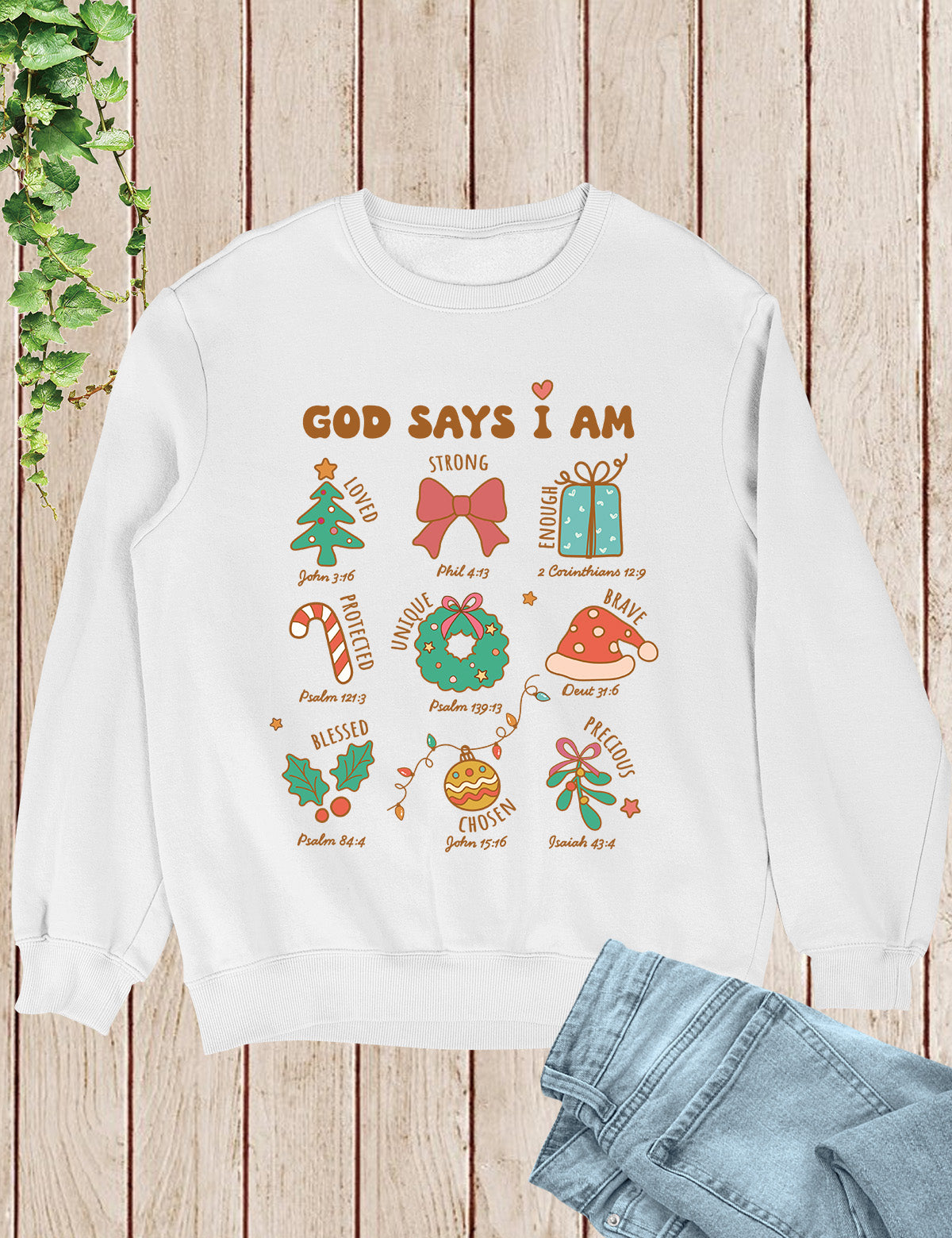 Jesus God Says I Am Christmas Christian Shirt