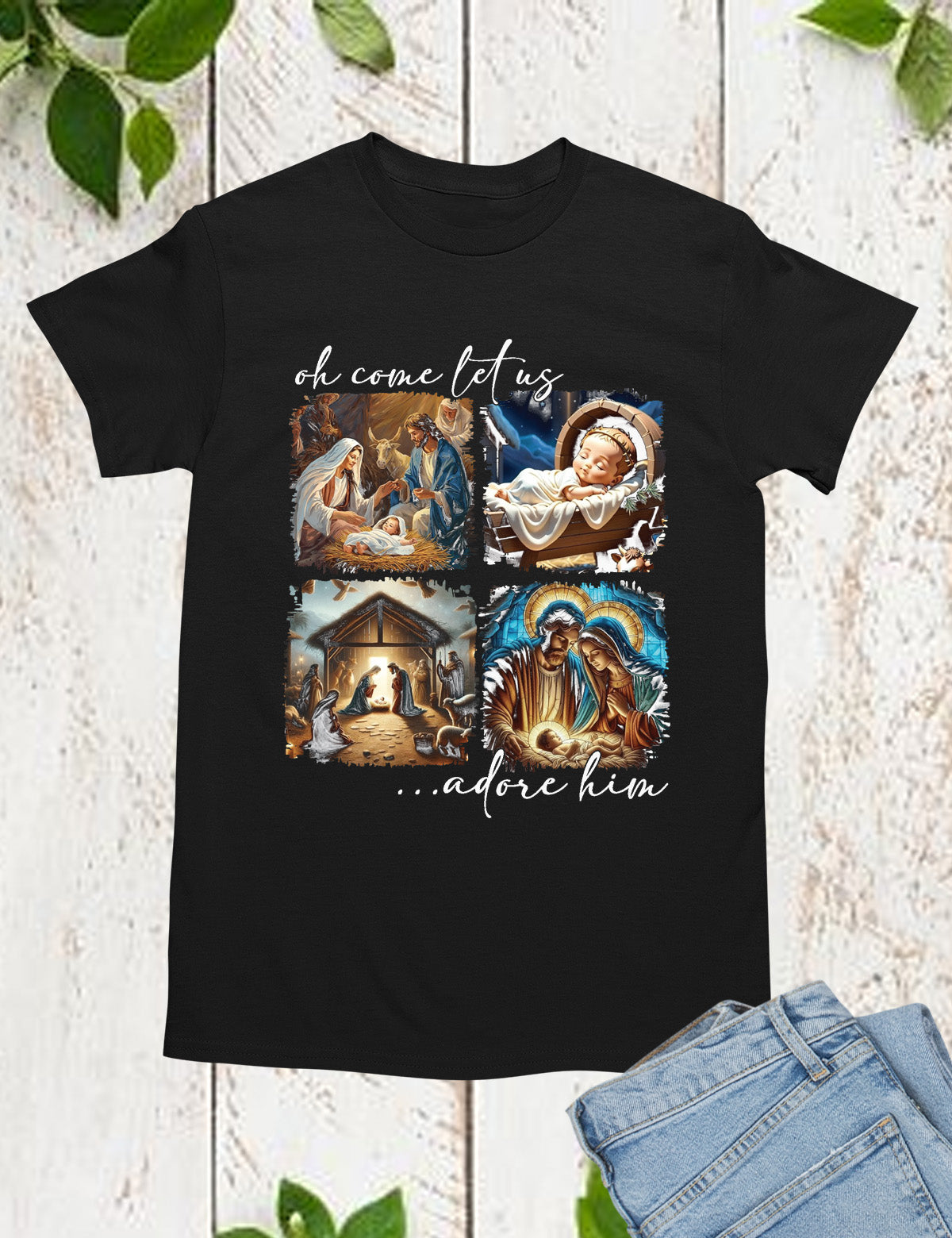 Christmas Jesus Shirt Bible Verse