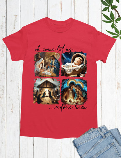 Christmas Jesus Shirt Bible Verse