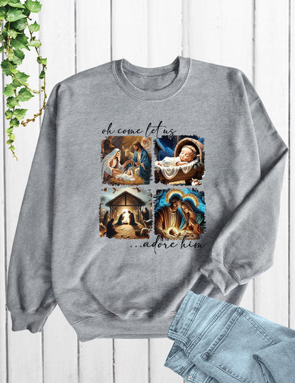 Christmas Jesus Shirt Bible Verse