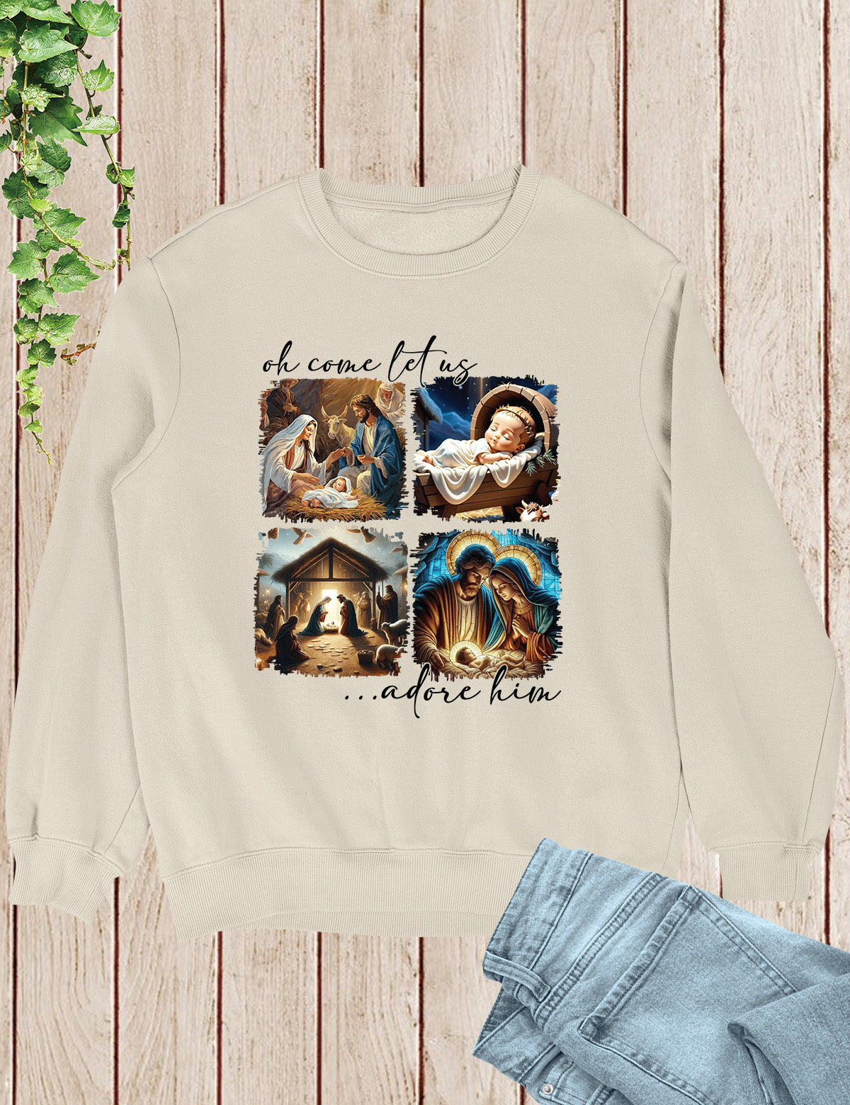 Christmas Jesus Shirt Bible Verse