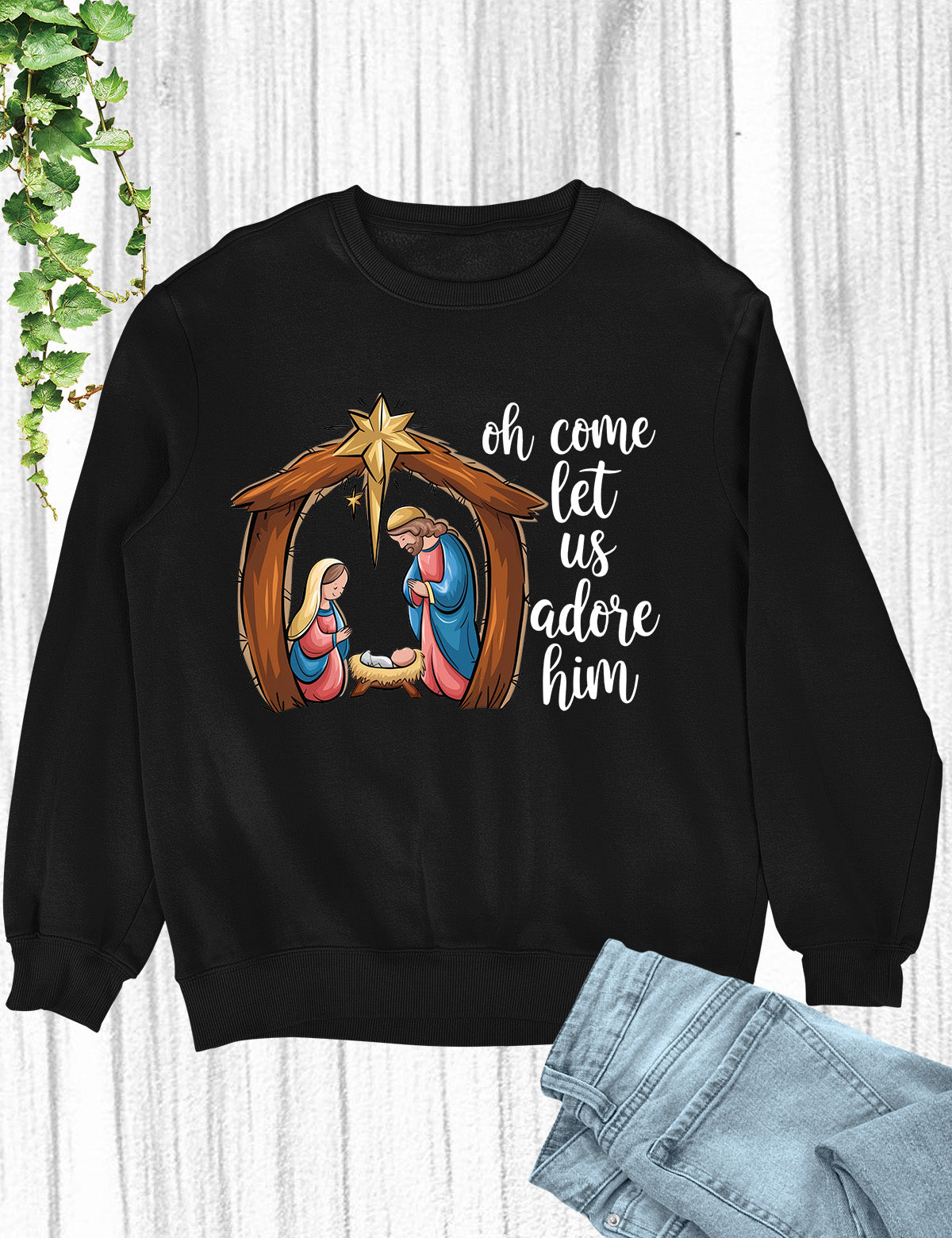 Christmas faith Jesus Birthday Hoodie