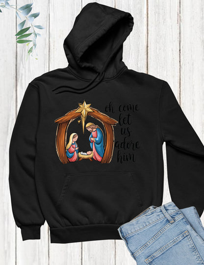 Christmas faith Jesus Birthday Hoodie