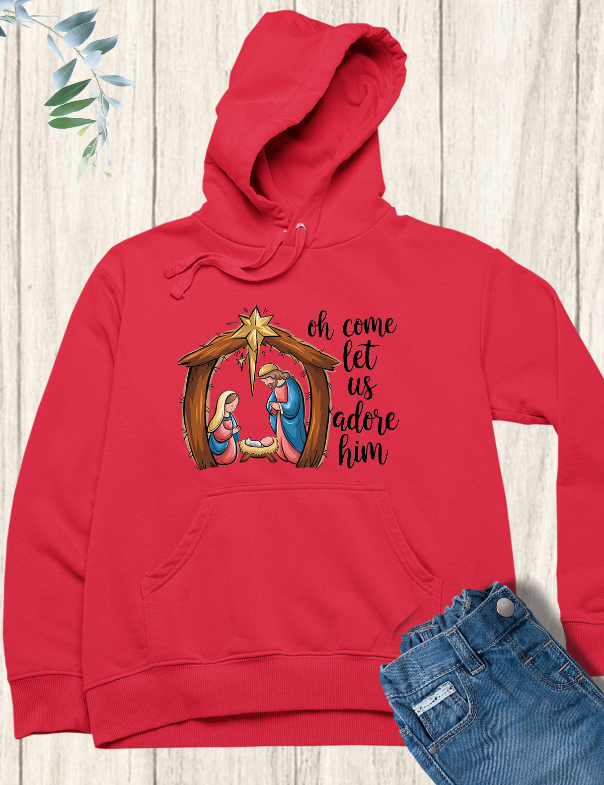 Christmas faith Jesus Birthday Hoodie