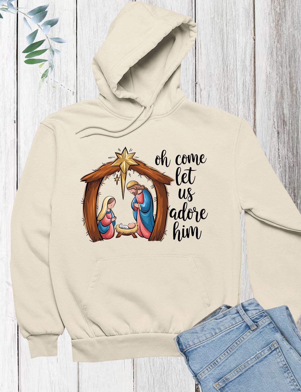 Christmas faith Jesus Birthday Hoodie