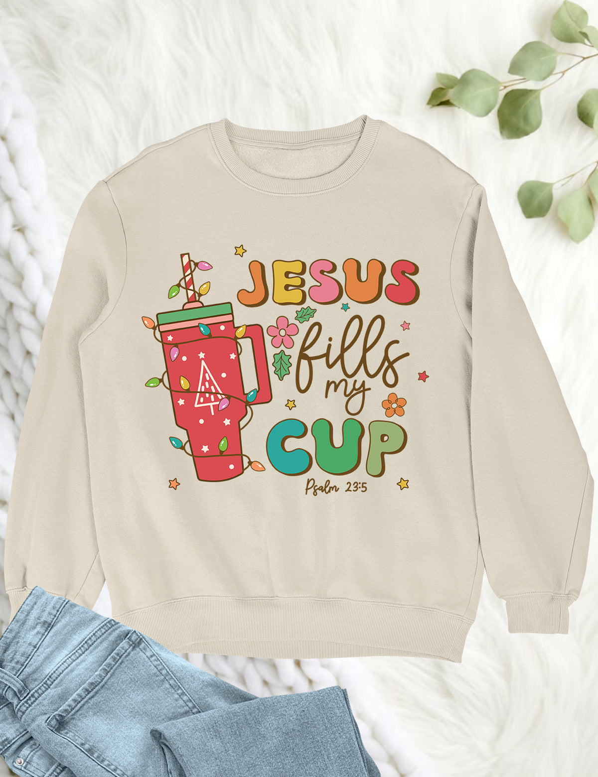 Boho Christmas Christian Jesus Coffee Shirt