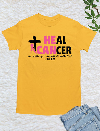 Heal Cancer Christian Bible Verse Shirt