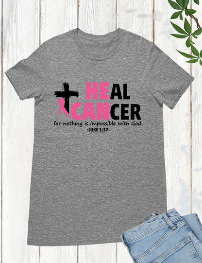 Heal Cancer Christian Bible Verse Shirt