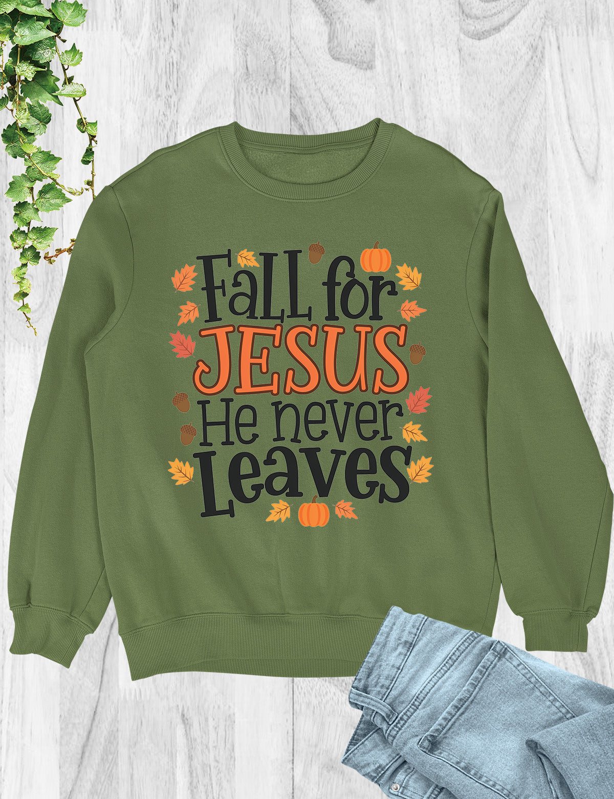 Thanksgiving Gift Fall For Jesus Sweatshirt