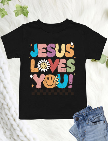 Jesus Loves You Christian Kids sweatshirt