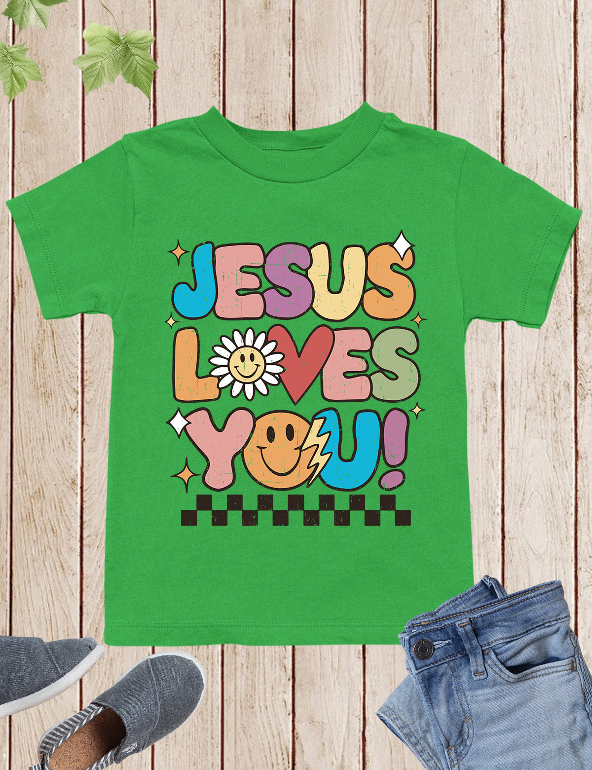 Jesus Loves You Christian Kids sweatshirt