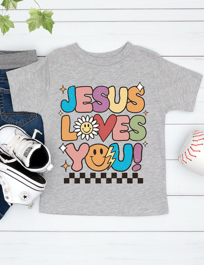 Jesus Loves You Christian Kids sweatshirt