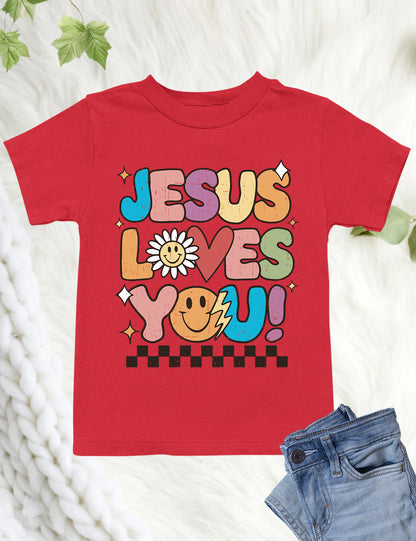 Jesus Loves You Christian Kids sweatshirt