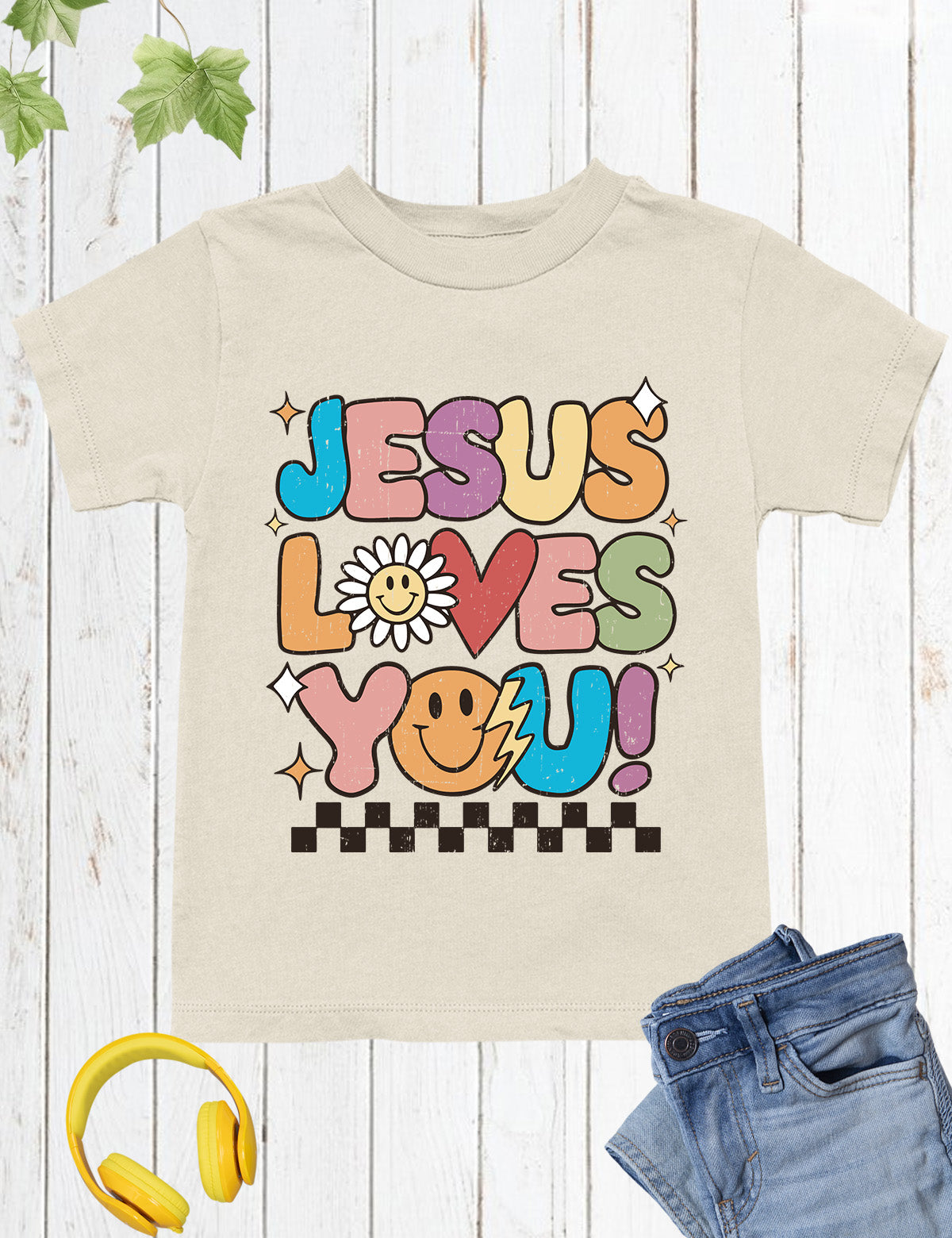 Jesus Loves You Christian Kids sweatshirt