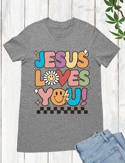 Jesus Loves You Groovy Christian Clothing