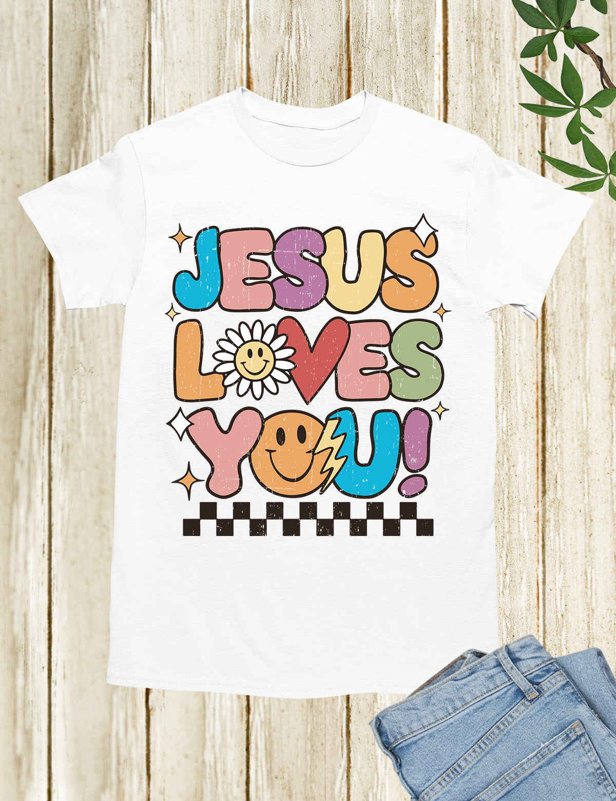 Jesus Loves You Groovy Christian Clothing