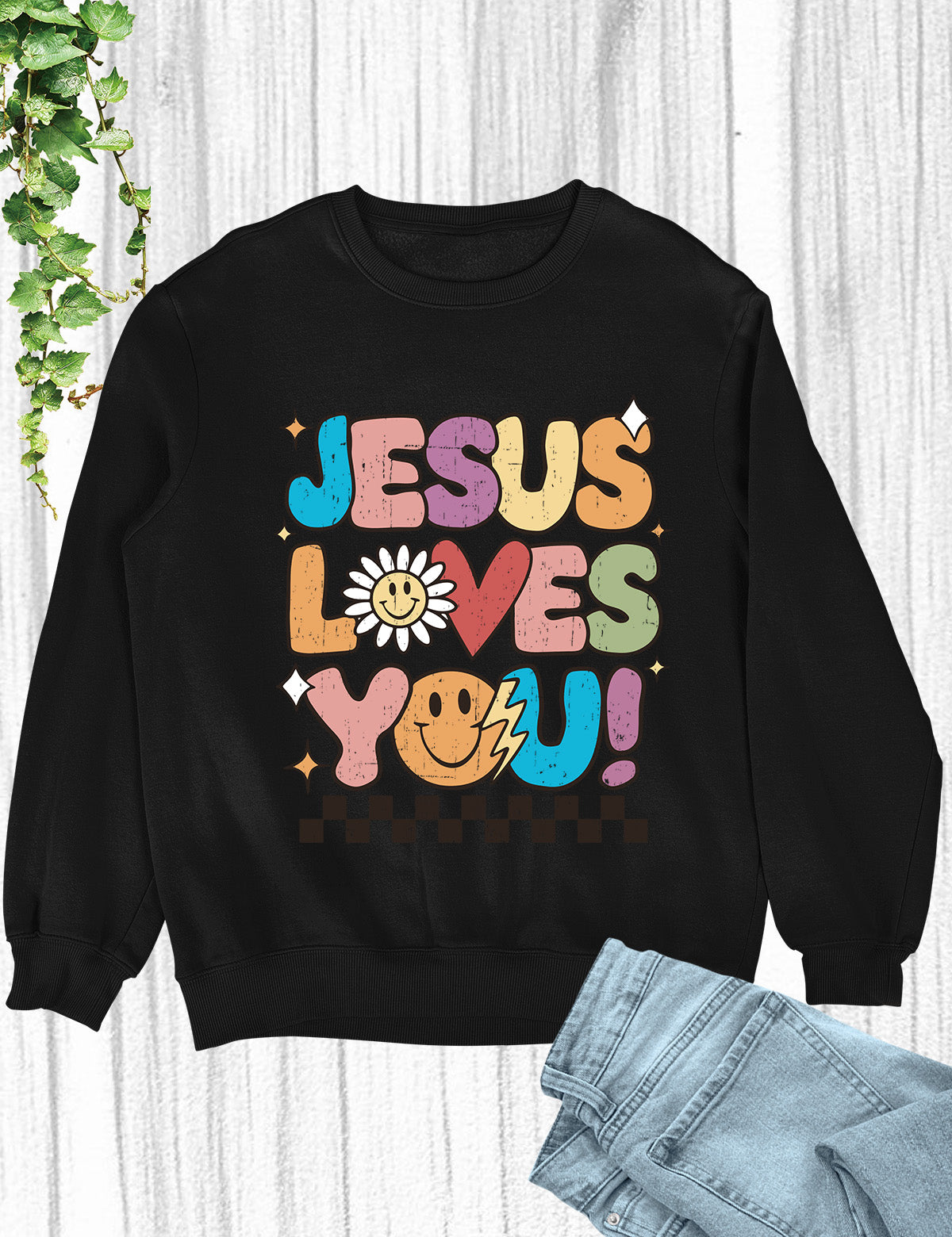 Jesus Loves You Groovy Christian Clothing