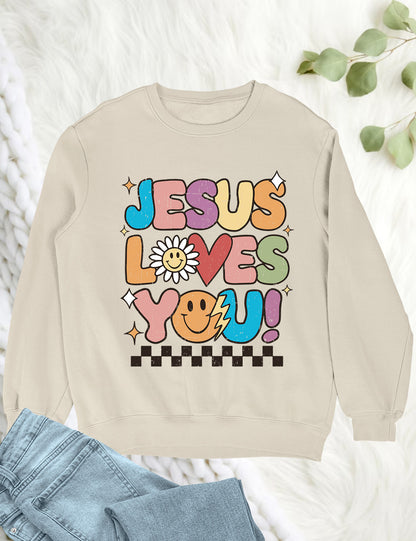 Jesus Loves You Groovy Christian Clothing