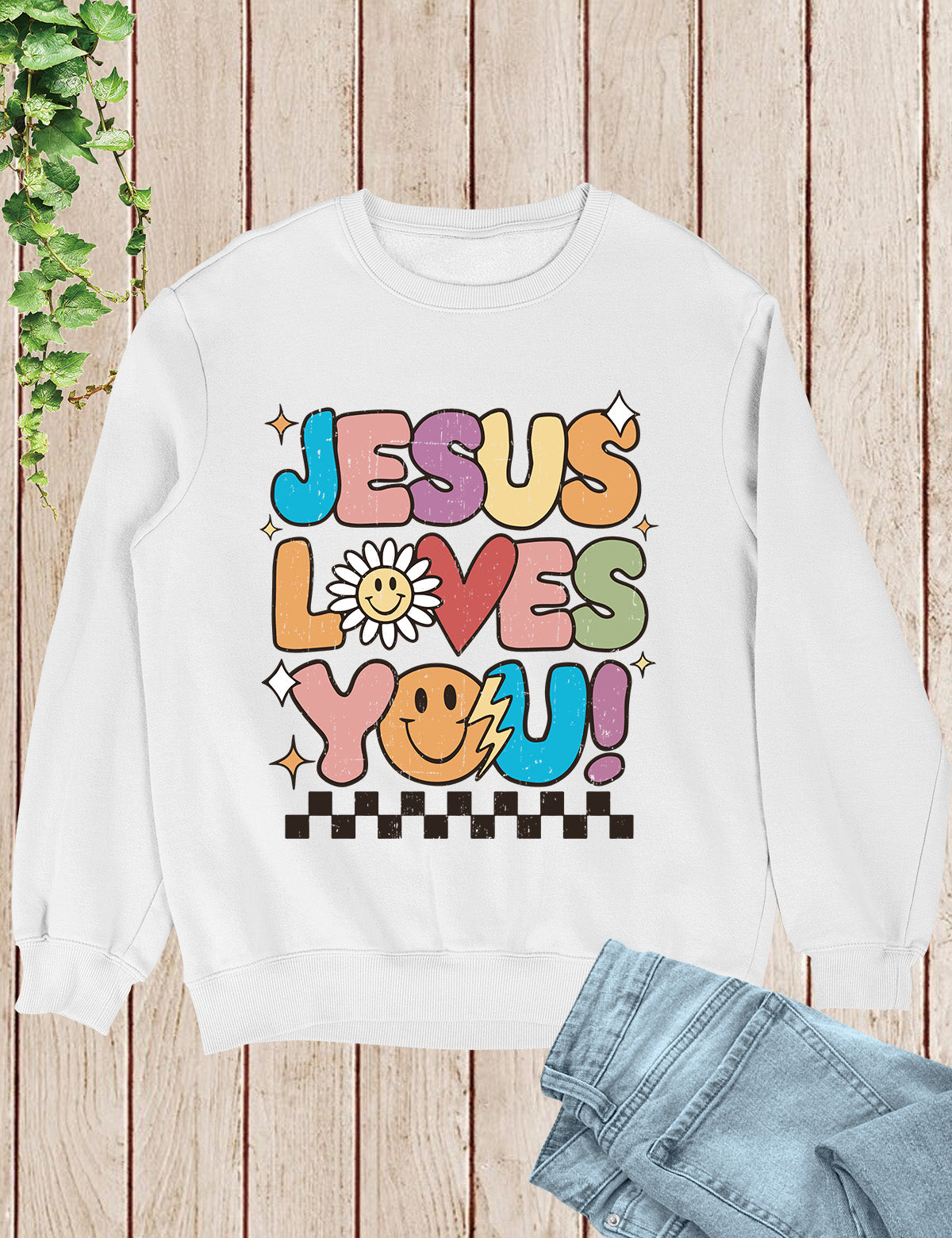 Jesus Loves You Groovy Christian Clothing