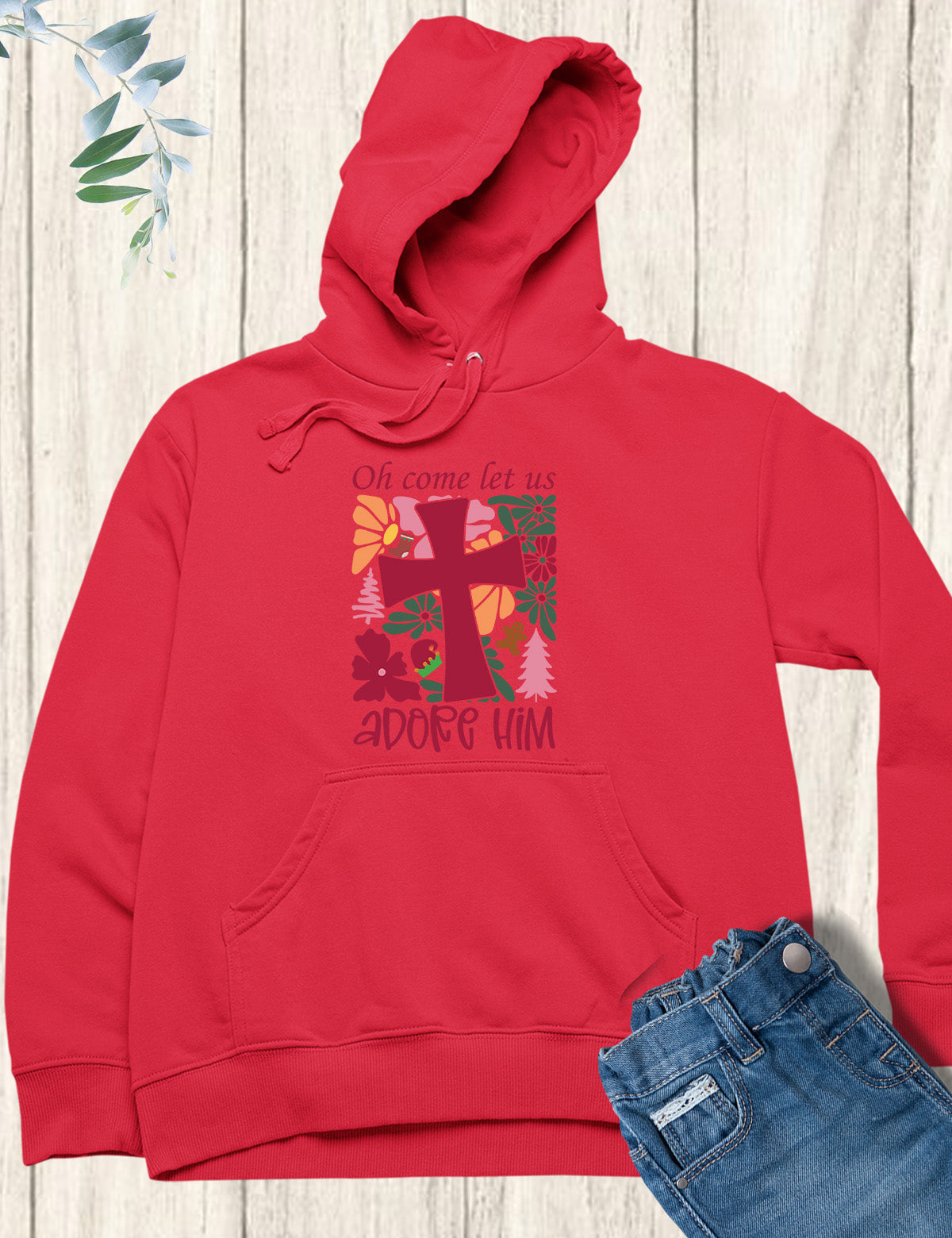 Boho Christmas Quote Hoodie