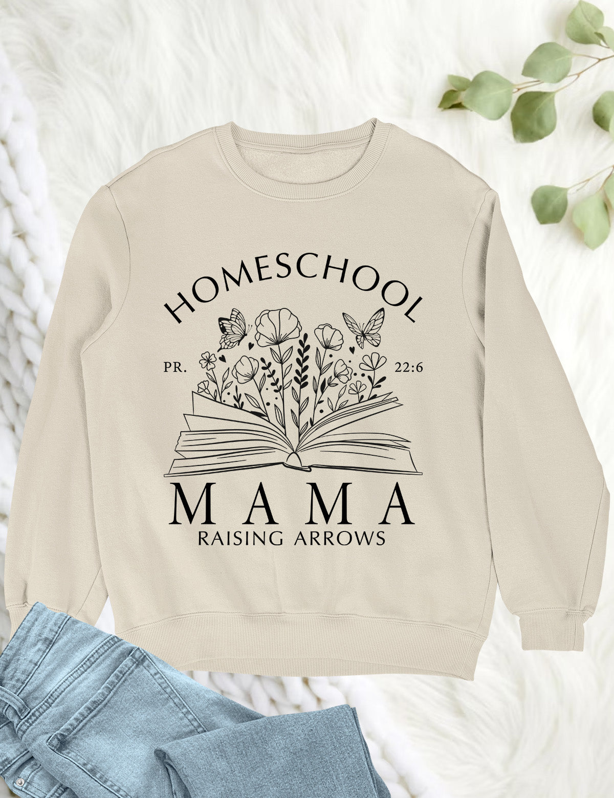 Homeschool Mama Christian Sweatshirt