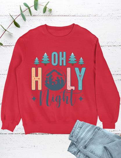 Oh Holy Night Jesus Christmas Shirts