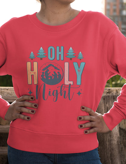 Oh Holy Night Jesus Christmas Shirts