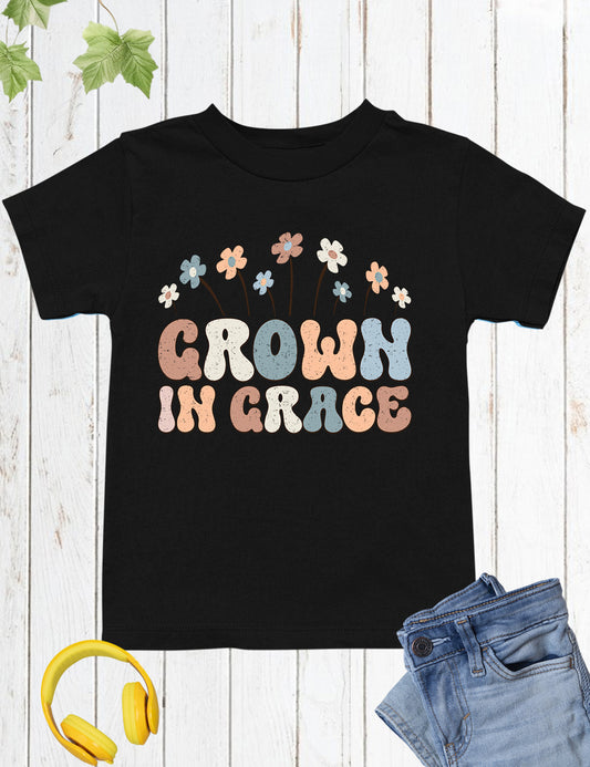 Grown in Grace Groovy Christian Kids T Shirt