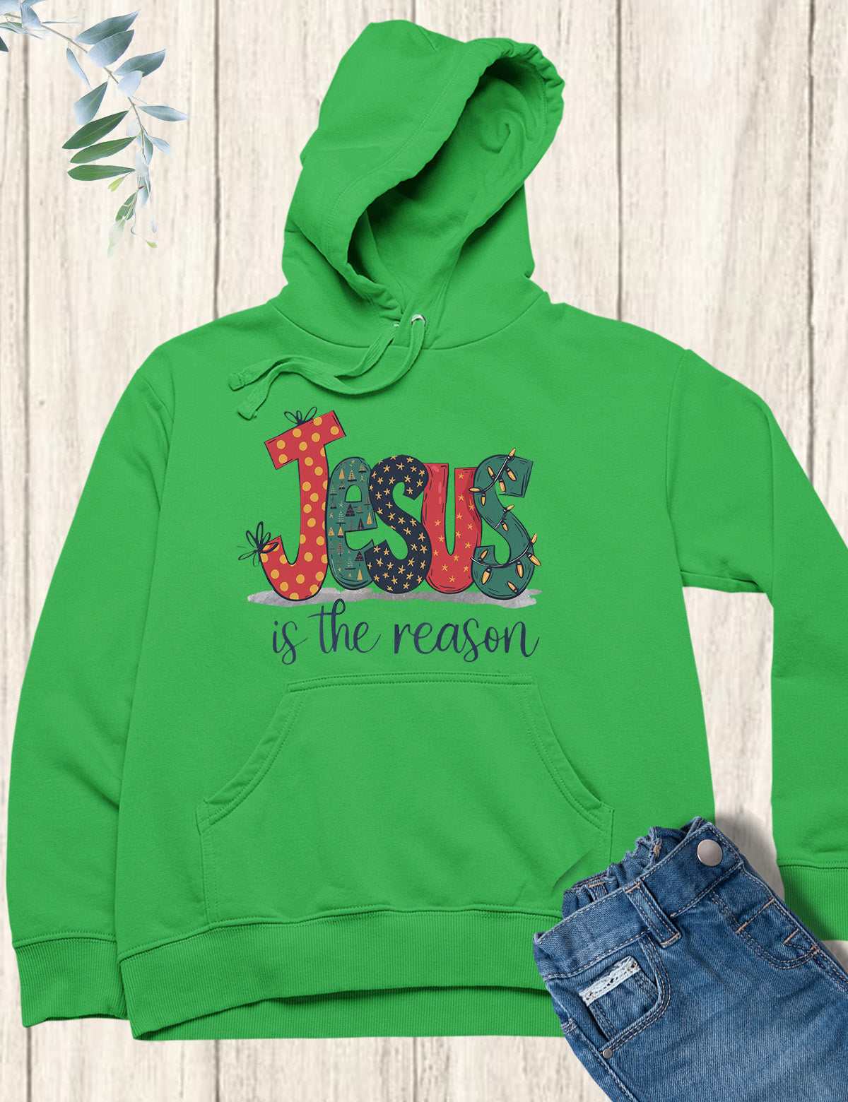 Jesus is The Reason Christmas Hoodie