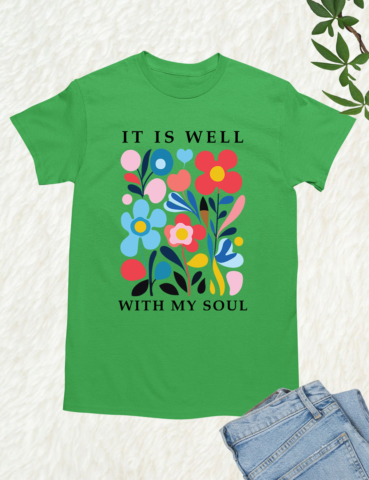 It is Well With My Soul boho Christian Shirts