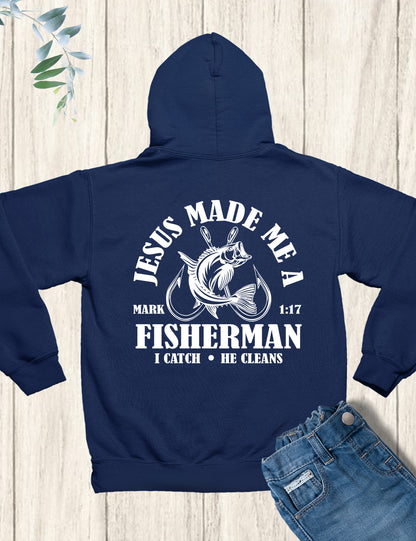 Jesus Made Me a Fisherman Hoodie