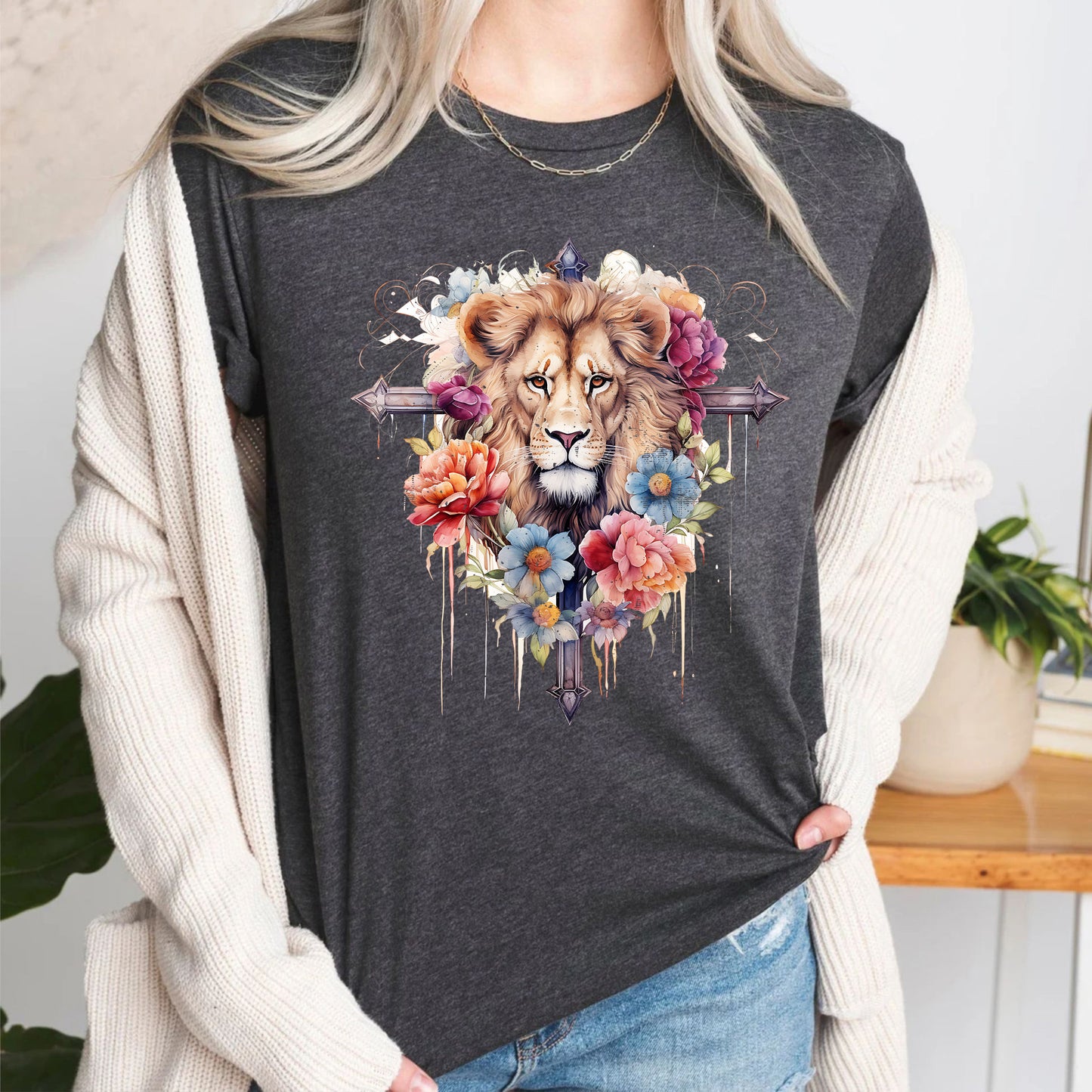 Jesus Wild Lion T Shirt