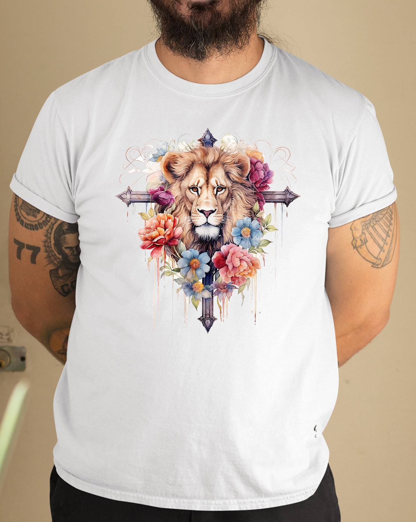 Jesus Wild Lion T Shirt