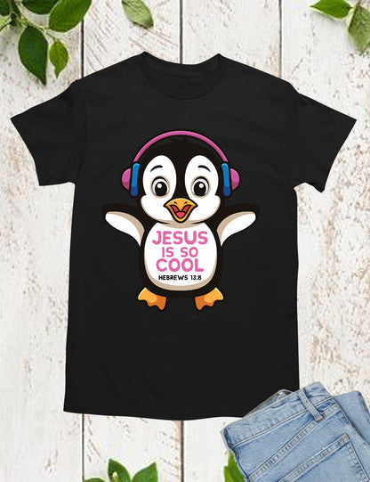 Penguin shirts Jesus is So Cool Hebrew Tees