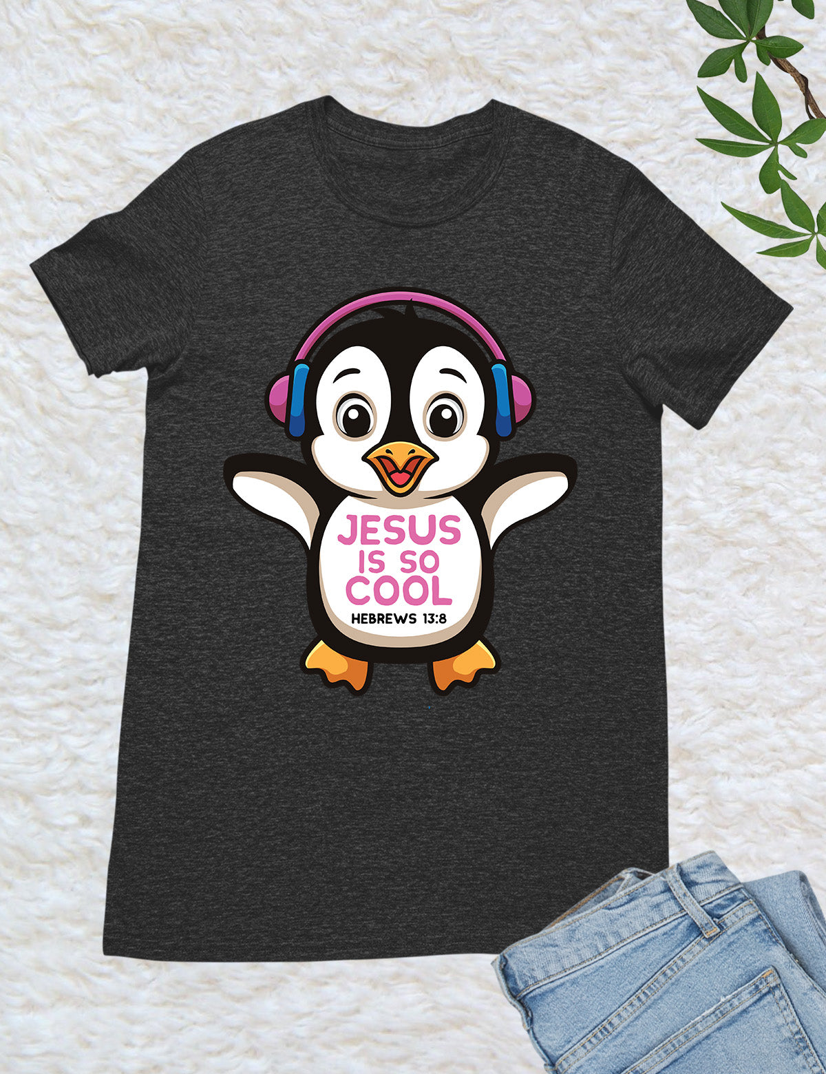 Penguin shirts Jesus is So Cool Hebrew Tees