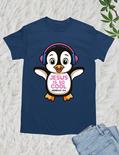 Penguin shirts Jesus is So Cool Hebrew Tees