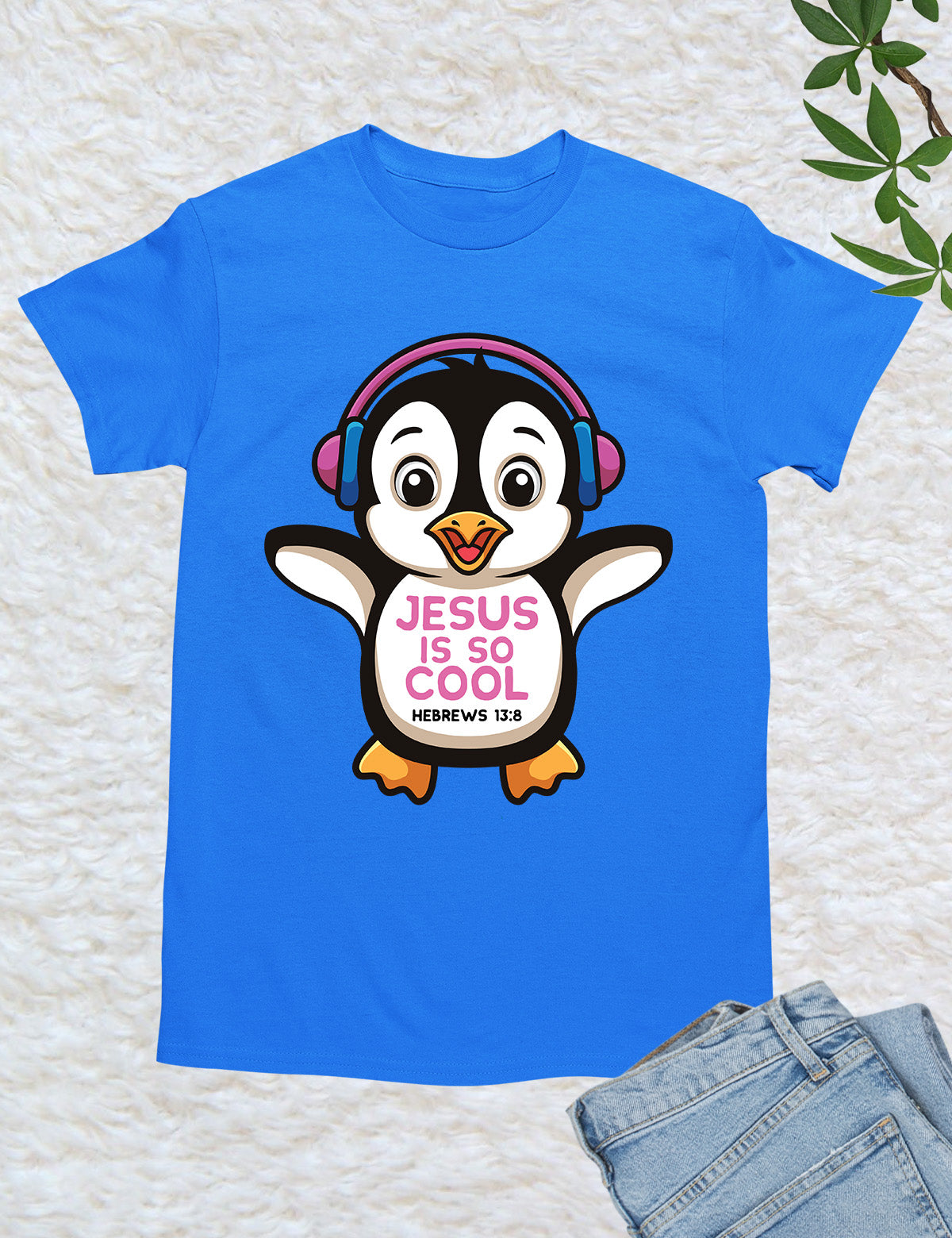 Penguin shirts Jesus is So Cool Hebrew Tees