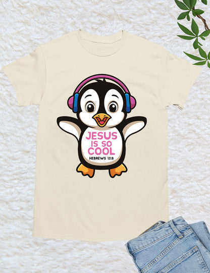 Penguin shirts Jesus is So Cool Hebrew Tees