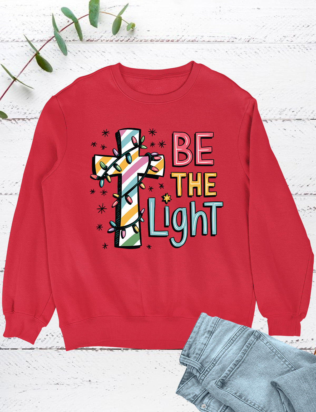 Religious Christmas T Shirts Be the Light