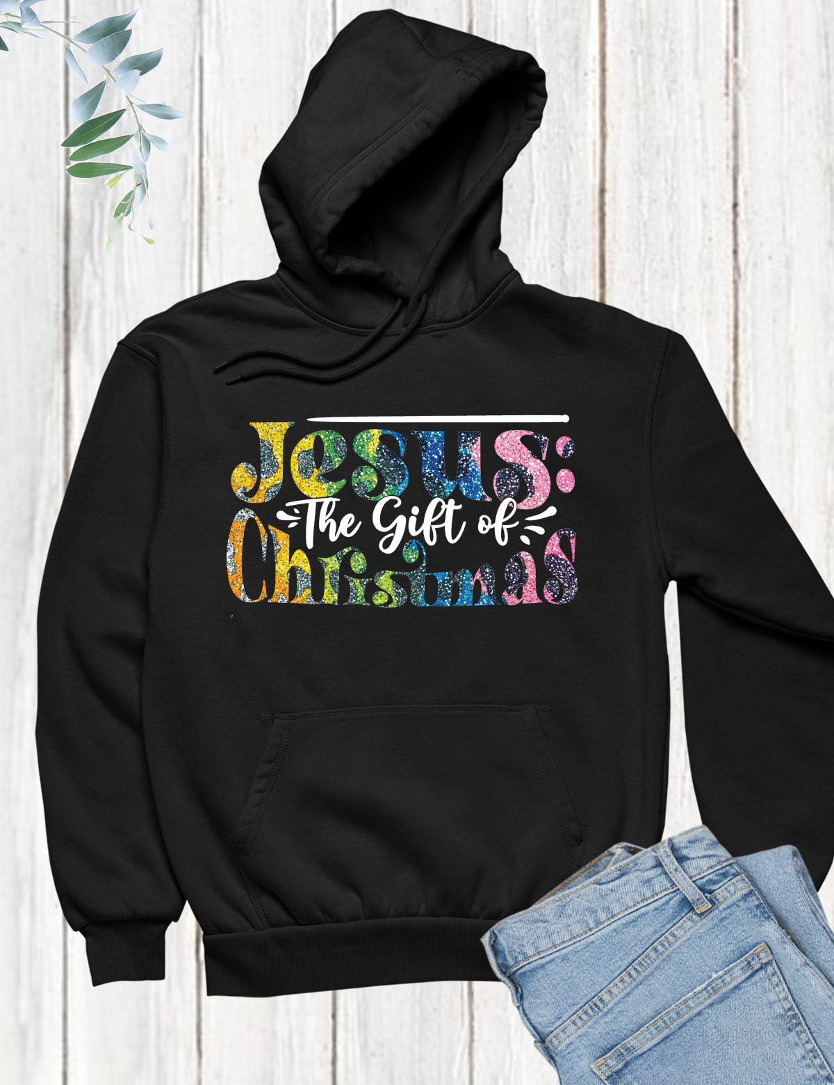 Religious Christmas Sweatshirts Jesus the Gift