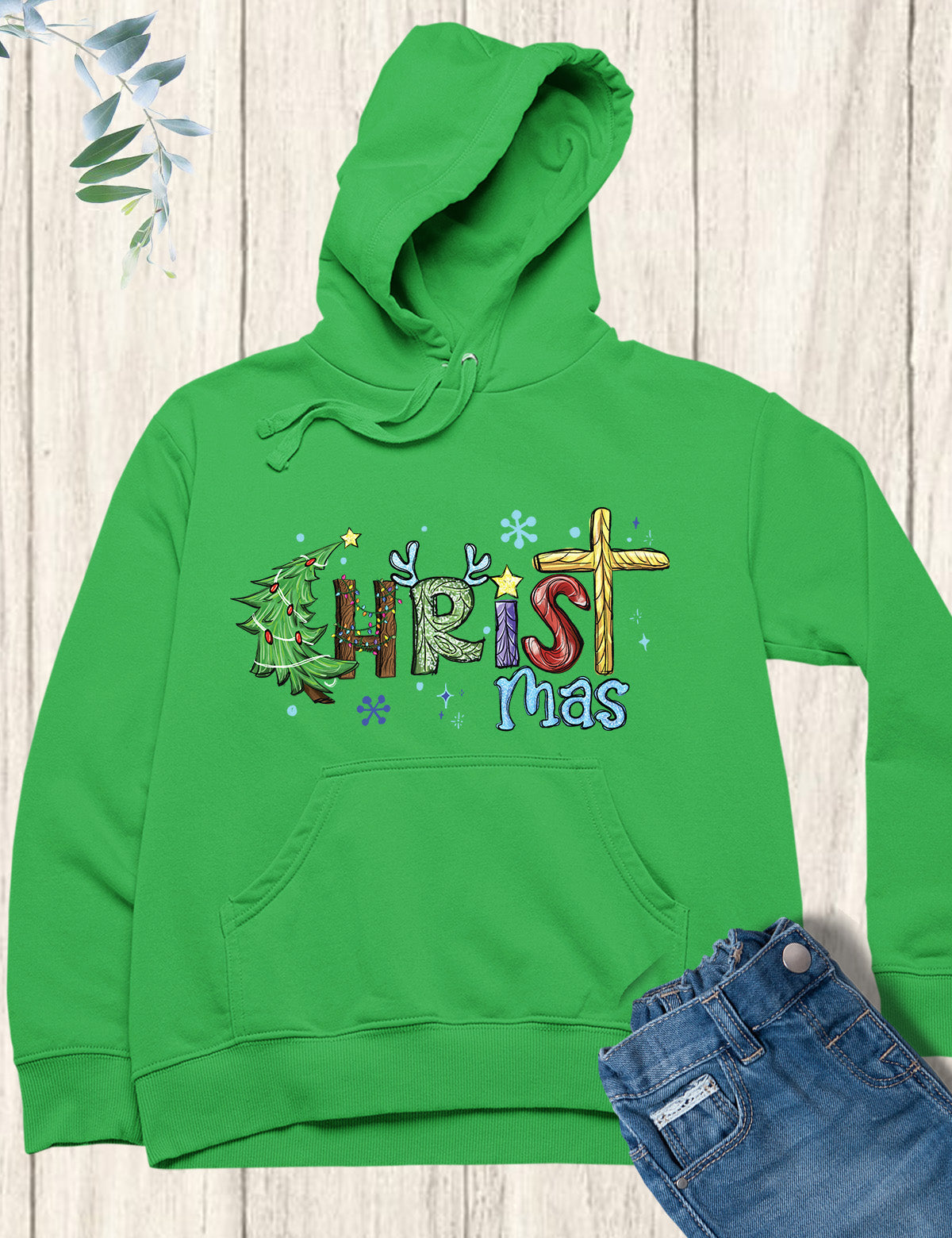 Christmas Tree Trendy Hoodie