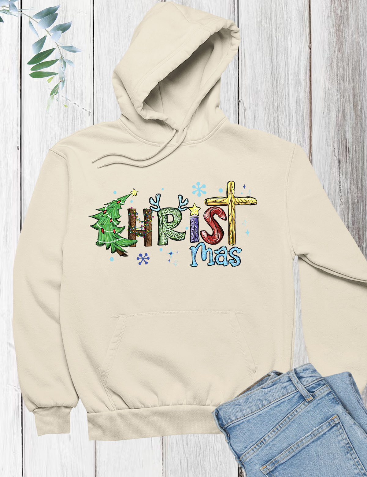 Christmas Tree Trendy Hoodie