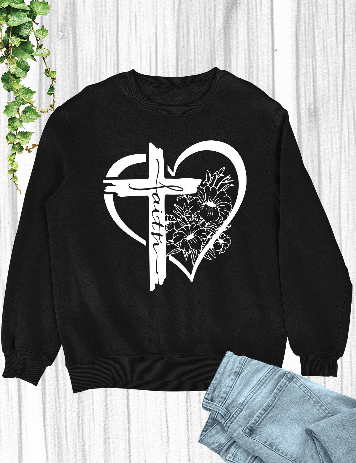 Jesus Christmas Nativity Cross Hoodie