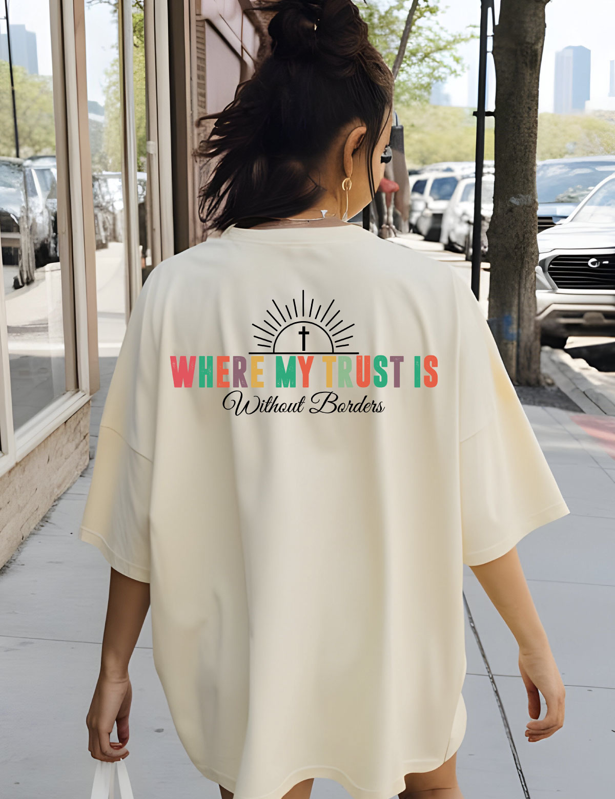 Where My Trust is Without Border Faith Shirt