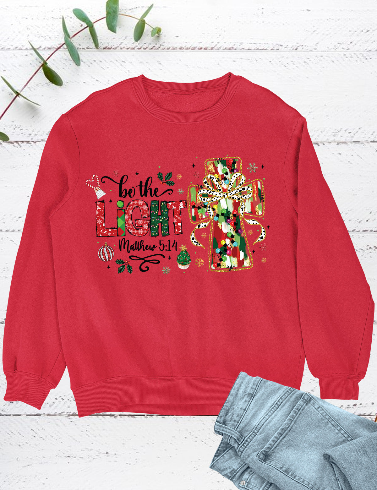 Be The Light Christmas Hoodie