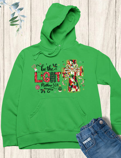 Be The Light Christmas Hoodie